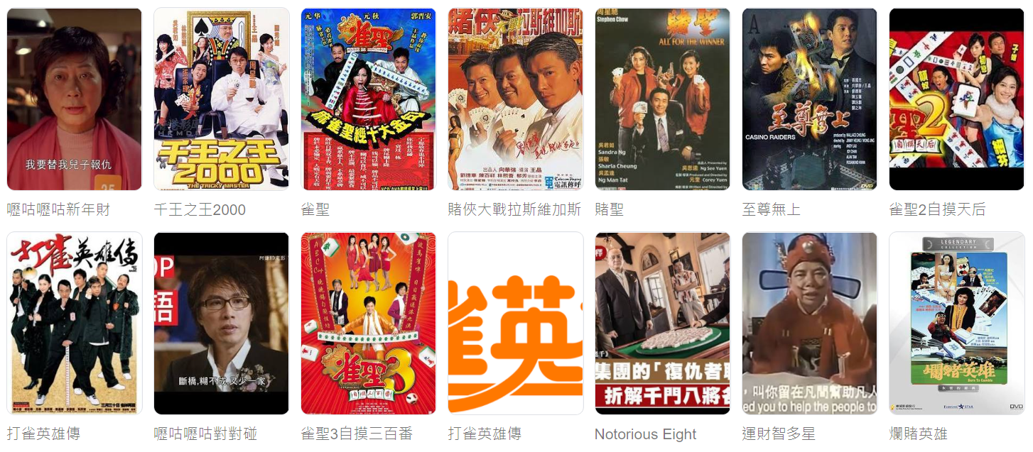 經典神級香港麻將電影，你看過幾部?
